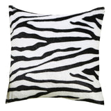 17x17inch Square Throw Pillow Cover Pillow Covers for Home Car Black White