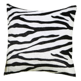 17x17inch Square Throw Pillow Cover Pillow Covers for Home Car Black White