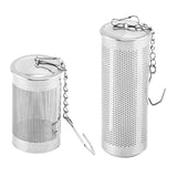 2x Tea Ball Infuser Loose Tea Filter Diffuser Fine Mesh Strainer Filters H 4cm