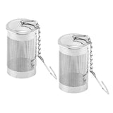 2x Tea Ball Infuser Loose Tea Filter Diffuser Fine Mesh Strainer Filters H 4cm