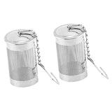 2x Tea Ball Infuser Loose Tea Filter Diffuser Fine Mesh Strainer Filters H 4cm