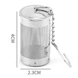 2x Tea Ball Infuser Loose Tea Filter Diffuser Fine Mesh Strainer Filters H 4cm