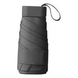 Maxbell 2xMini Sunny and Rainy Umbrella Wind Resistance for Outdoor Travel  Black