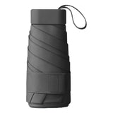 Maxbell 4xMini Sunny and Rainy Umbrella Wind Resistance for Outdoor Travel  Black