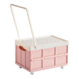Maxbell Storage Container Clothes Books Folding for Picnic Garden Home pink with wheel bag - Aladdin Shoppers