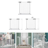 Dog Gate Durability in Two Directions Metal Baby Gate for Stairs Patio Kids 76cm-83cm - Aladdin Shoppers