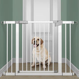 Dog Gate Durability in Two Directions Metal Baby Gate for Stairs Patio Kids 76cm-83cm - Aladdin Shoppers