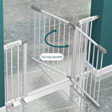 Dog Gate Durability in Two Directions Metal Baby Gate for Stairs Patio Kids 76cm-83cm - Aladdin Shoppers