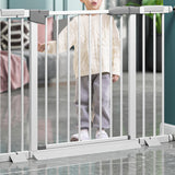 Dog Gate Durability in Two Directions Metal Baby Gate for Stairs Patio Kids 76cm-83cm - Aladdin Shoppers