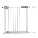 Dog Gate Durability in Two Directions Metal Baby Gate for Stairs Patio Kids 83cm-90cm - Aladdin Shoppers