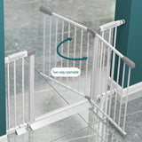 Dog Gate Durability in Two Directions Metal Baby Gate for Stairs Patio Kids 83cm-90cm - Aladdin Shoppers