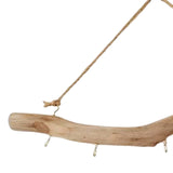 Maxbell 2xWooden Hook Wall Mounted Driftwood Hook Decoration Retro for Key Closet Room
