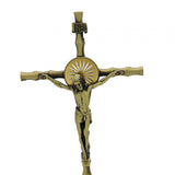 Maxbell 2 Piece Wall Cross Statue Miniature Cross Statue for Cabinet Bedroom