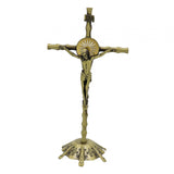 Maxbell 2 Piece Wall Cross Statue Miniature Cross Statue for Cabinet Bedroom