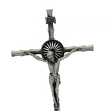Maxbell 2 Piece Wall Cross Statue Miniature Cross Statue for Cabinet Bedroom