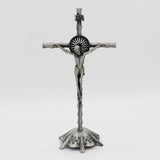 Maxbell 2 Piece Wall Cross Statue Miniature Cross Statue for Cabinet Bedroom