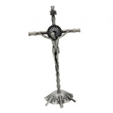 Maxbell 2 Piece Wall Cross Statue Miniature Cross Statue for Cabinet Bedroom