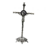 Maxbell 2 Piece Wall Cross Statue Miniature Cross Statue for Cabinet Bedroom