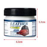 Maxbell 6xLeather Maintenance Cream Cracks Leather Polish Care for Furniture Shoes Car