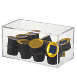 Maxbell 2xAcrylic Box with Lid Bar Office Supplies Coffee Shop Acrylic Tea Storage Box