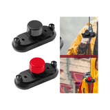 Maxbell 4xBackbag Strap Umbrella Clip Gadget Easy to Assemble Sun Umbrella Holder Clip Black