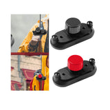 Maxbell 4xBackbag Strap Umbrella Clip Gadget Easy to Assemble Sun Umbrella Holder Clip Black