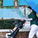 Maxbell 4xBackbag Strap Umbrella Clip Gadget Easy to Assemble Sun Umbrella Holder Clip Black