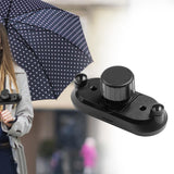 Maxbell 6xBackbag Strap Umbrella Clip Gadget Easy to Assemble Sun Umbrella Holder Clip Black