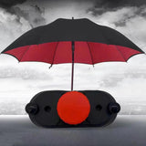 Maxbell 6xBackbag Strap Umbrella Clip Gadget Easy to Assemble Sun Umbrella Holder Clip Red