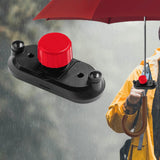 Maxbell 3xBackbag Strap Umbrella Clip Gadget Easy to Assemble Sun Umbrella Holder Clip Red