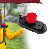 Maxbell 6xBackbag Strap Umbrella Clip Gadget Easy to Assemble Sun Umbrella Holder Clip Red