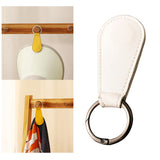 Maxbell 3xMagnetic Hat Clip Sunhat Multipurpose Hat Bags Clip for Travel Handbag Purses White round