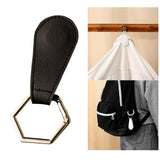 Maxbell 6xMagnetic Hat Clip Sunhat Multipurpose Hat Bags Clip for Travel Handbag Purses Black hexagon