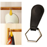 Maxbell 5xMagnetic Hat Clip Sunhat Multipurpose Hat Bags Clip for Travel Handbag Purses Black hexagon