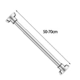 Maxbell 2xTelescopic Clothing Rod Adjustable Closet Rod for Cabinets Closet Bathroom