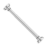 Maxbell 2xTelescopic Clothing Rod Adjustable Closet Rod for Cabinets Closet Bathroom