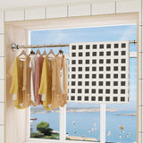 Maxbell 2xTelescopic Clothing Rod Adjustable Closet Rod for Cabinets Closet Bathroom