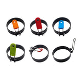 Maxbell 2xEgg Cooking Rings Easy to Clean Food Grade Anti Scald Griddle Cooking Shaper Orange