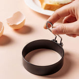 Maxbell 3xEgg Cooking Rings Easy to Clean Food Grade Anti Scald Griddle Cooking Shaper Orange