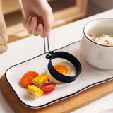 Maxbell 5xEgg Cooking Rings Easy to Clean Food Grade Anti Scald Griddle Cooking Shaper Orange