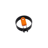 Maxbell 2xEgg Cooking Rings Easy to Clean Food Grade Anti Scald Griddle Cooking Shaper Orange