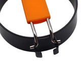 Maxbell 3xEgg Cooking Rings Easy to Clean Food Grade Anti Scald Griddle Cooking Shaper Orange