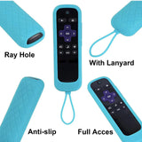 Maxbell 4xSilicone Remote Case with Lanyard Protective Sleeve for 3930SE 3930S3 3900SE Green