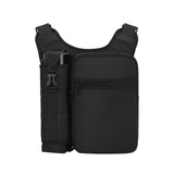 Maxbell 2xCrossbody Bag Adjustable Shoulder Strap Sling Bag for Travel Camping Outdoor Black