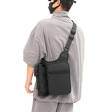 Maxbell 3xCrossbody Bag Adjustable Shoulder Strap Sling Bag for Travel Camping Outdoor Black