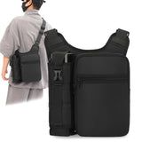 Maxbell 3xCrossbody Bag Adjustable Shoulder Strap Sling Bag for Travel Camping Outdoor Black