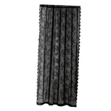 Maxbell 2 Piece Lace Floral Net Curtains Voile Curtains for Study Room Home