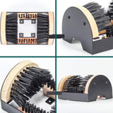 Maxbell 2xShoe Brush Cleaner Mountable Cleaning Dirt Remover for Garden Indoor Outdoor