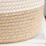 Maxbell 2xCotton Rope Woven Baskets for Organizing Portable Cat Dog Toy Bin Toy Basket 22cmx16cmx11cm