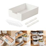 Maxbell 2xPull Out Cabinet Organizer Pull Out Drawers for Living Room Kitchen Cupboard 31.5cmx21.5cmx9cm